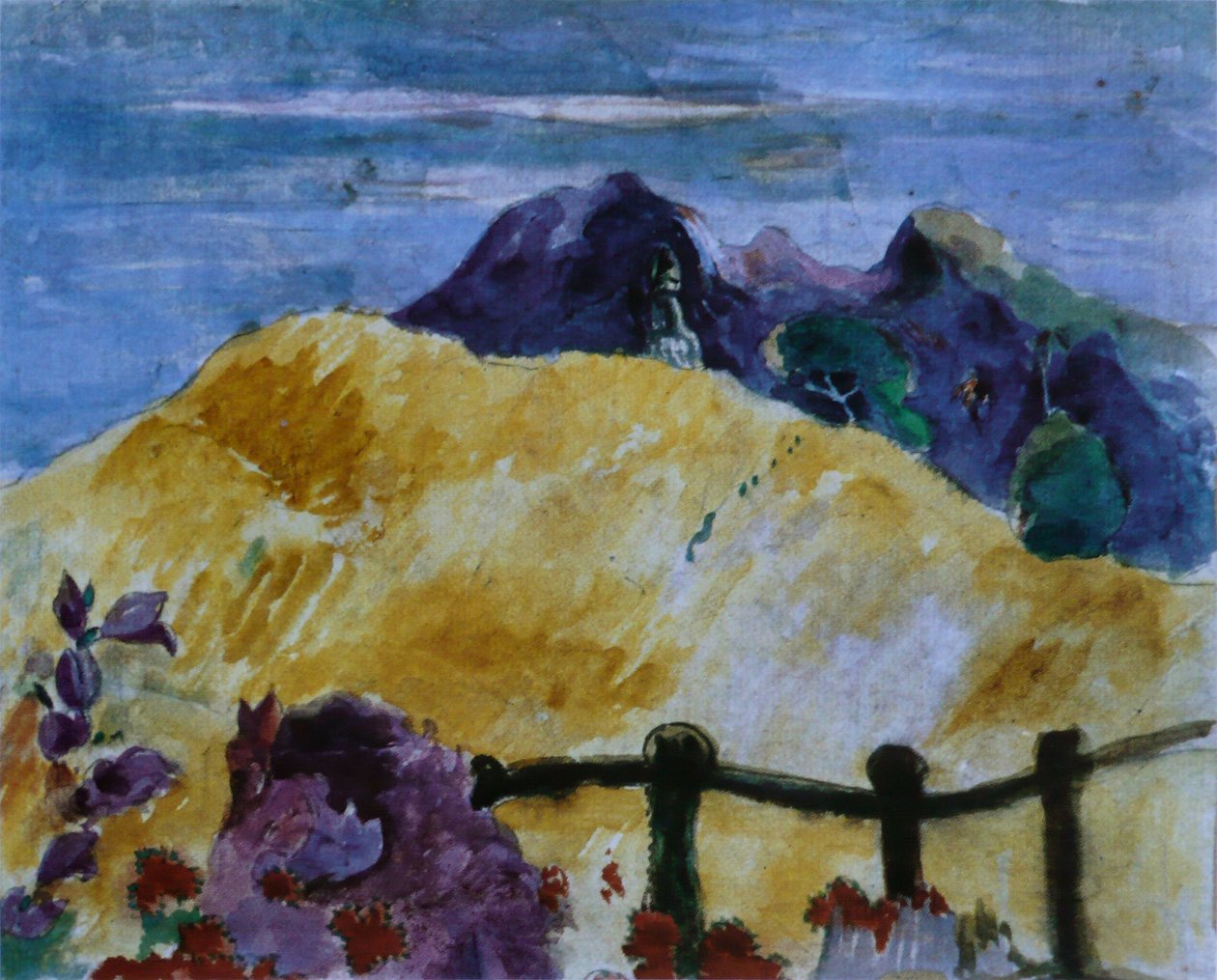 Parahi te marae av Paul Gauguin
