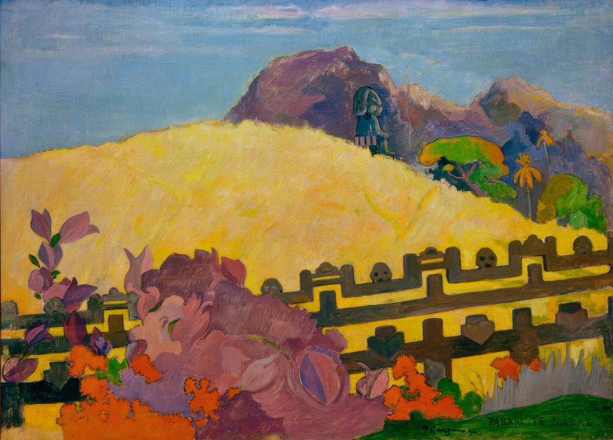 Gården är av mässing av Paul Gauguin