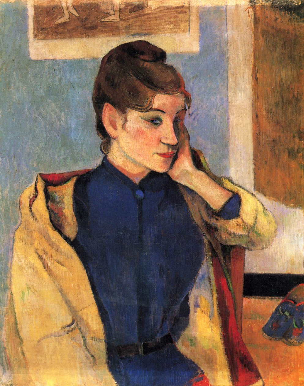 Portrait of Madelaine Bernard av Paul Gauguin