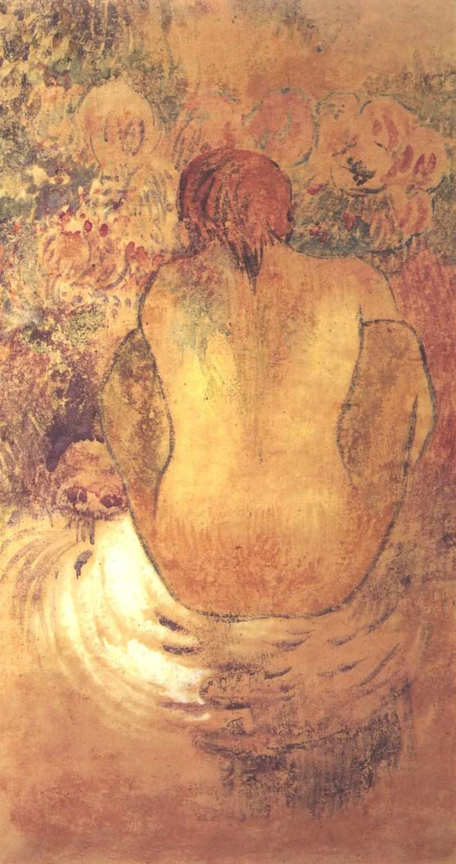 Tillbaka naken av Paul Gauguin