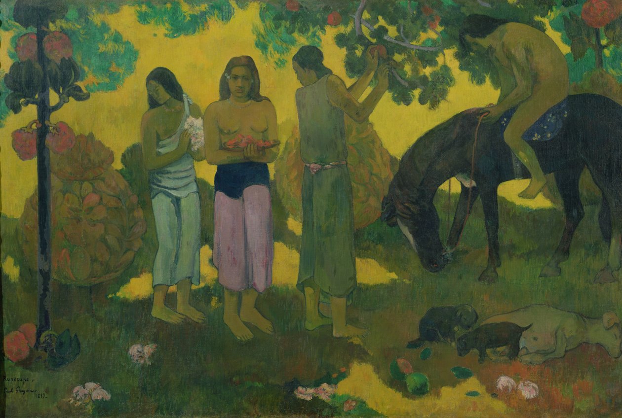 Rupe Rupe (fruktinsamling), 1899 av Paul Gauguin