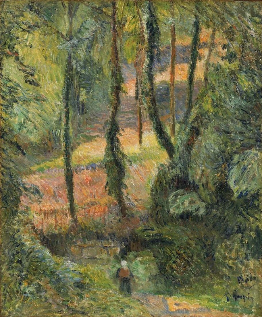 Sous-Bois av Paul Gauguin