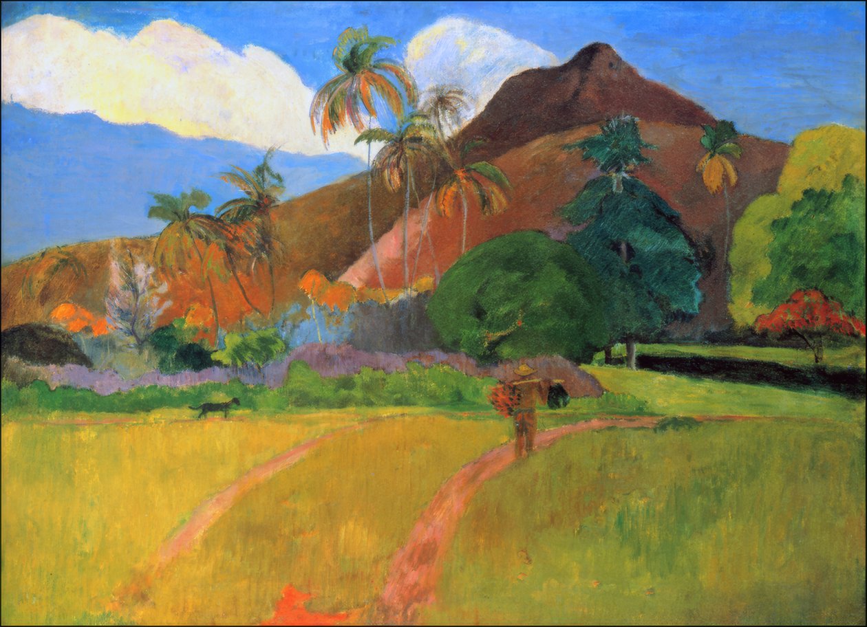 Tahiti: Tahitian Landscape, Paul Gauguin (1893) av Paul Gauguin