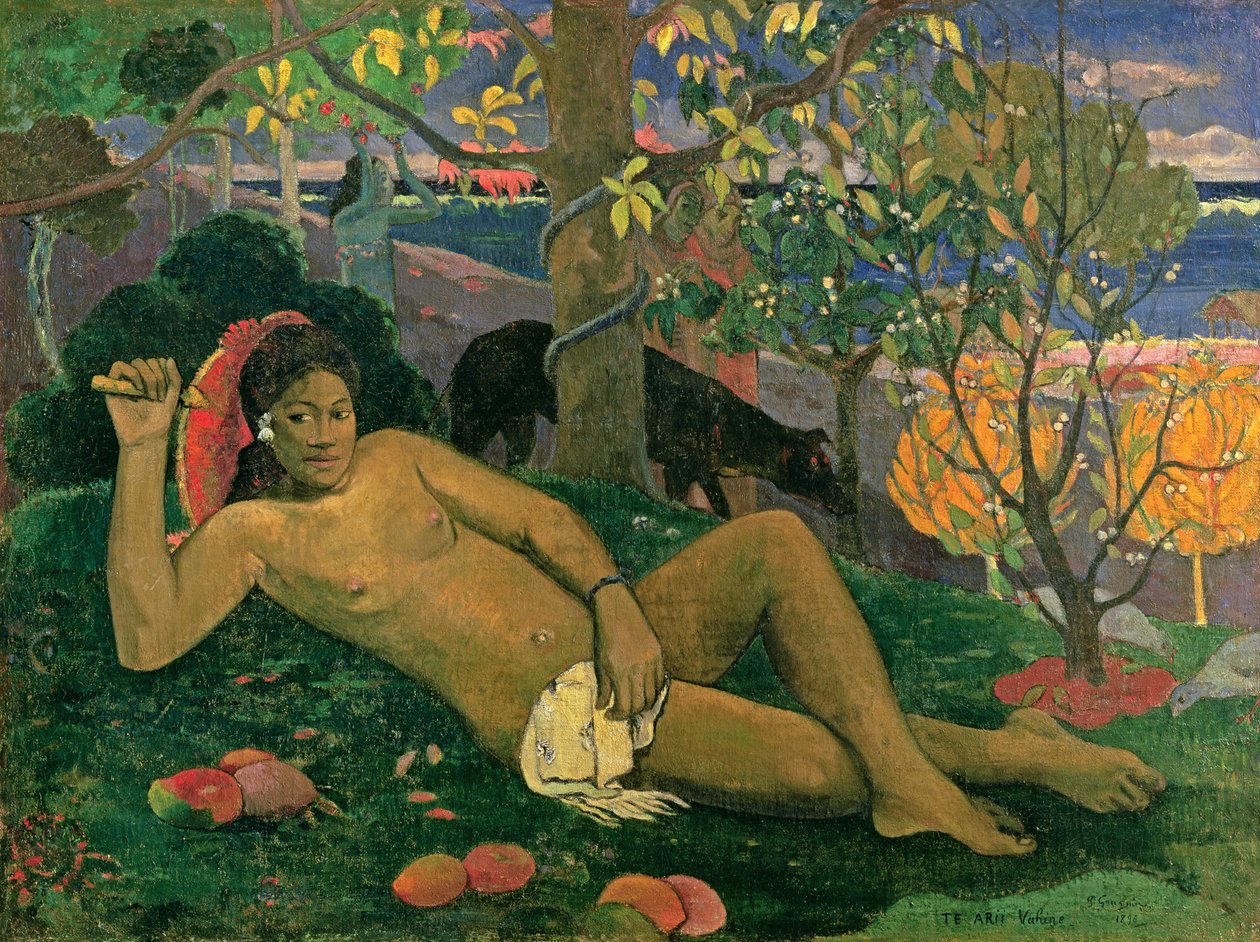 Konungens hustru, 1896 av Paul Gauguin