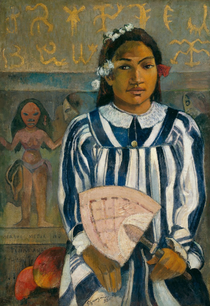 Förfäderna i Tehamana av Paul Gauguin