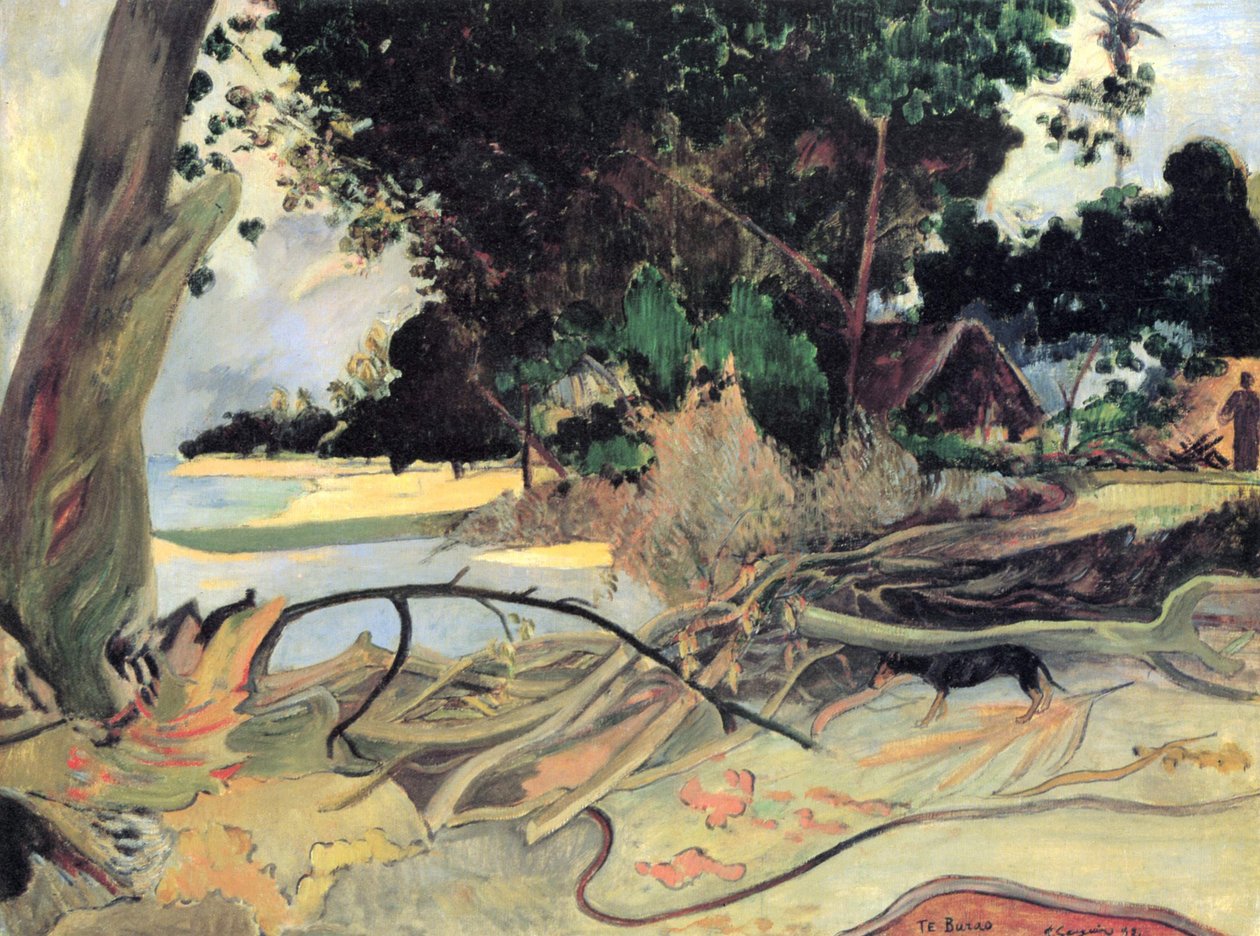 The Hibiscus Tree av Paul Gauguin