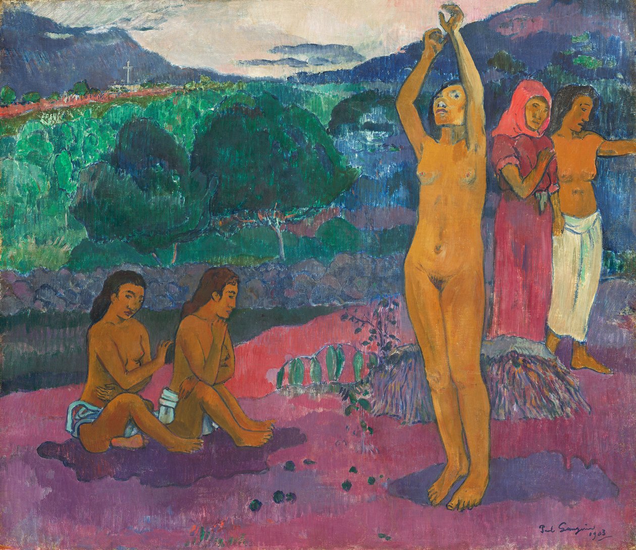 Åkallan, 1903 av Paul Gauguin