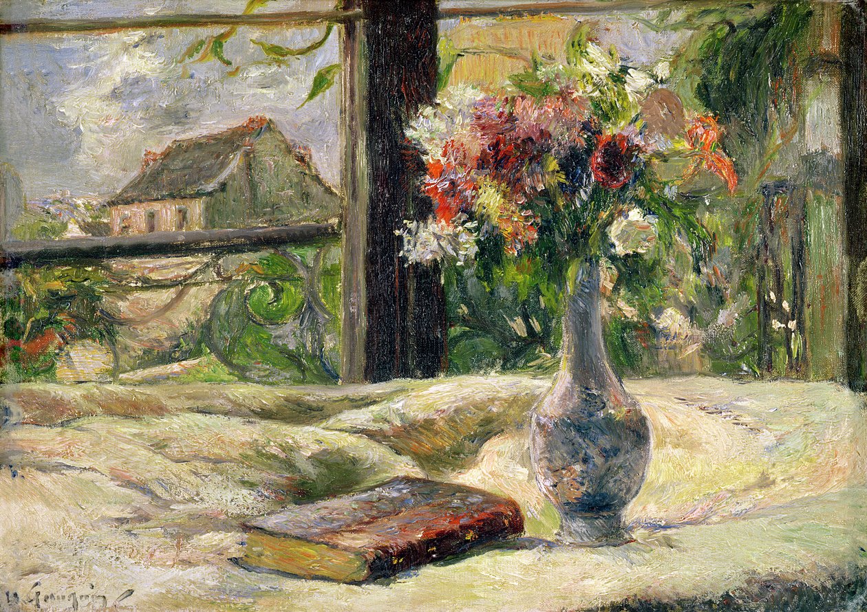 Vas med blommor av Paul Gauguin