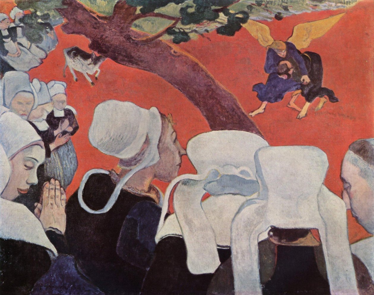 Vision nach der Predigt  av Paul Gauguin