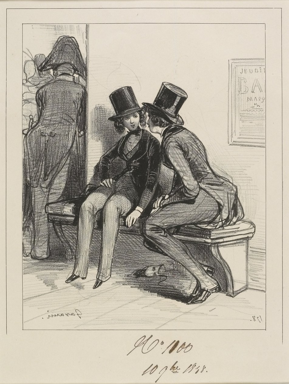 Men eftersom jag säger att jag har en make..., 1838 av Paul Gavarni