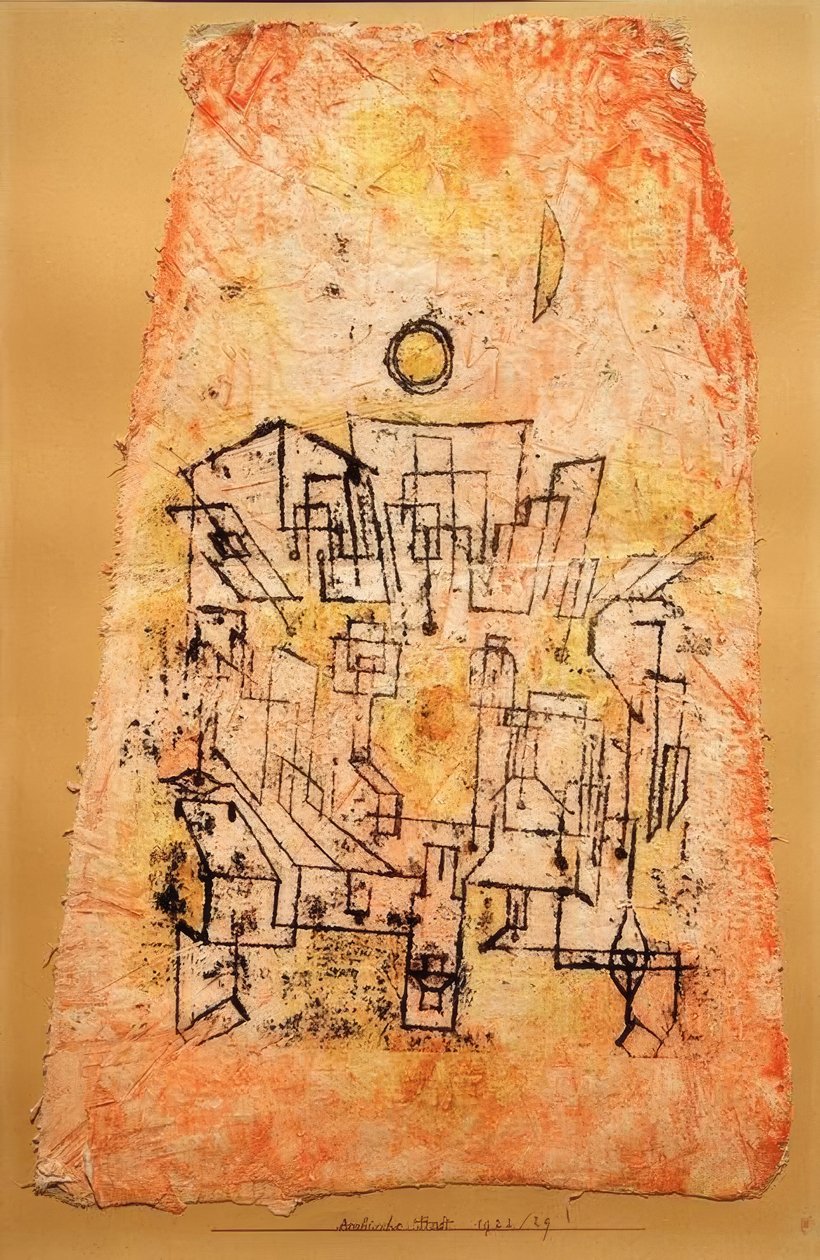 arabisk stad av Paul Klee