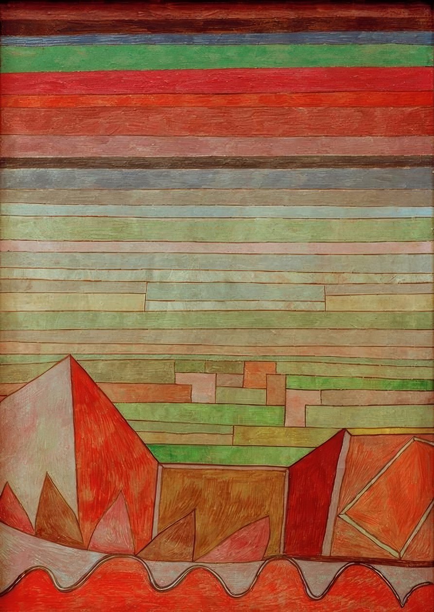 Utsikt över fruktlandet av Paul Klee