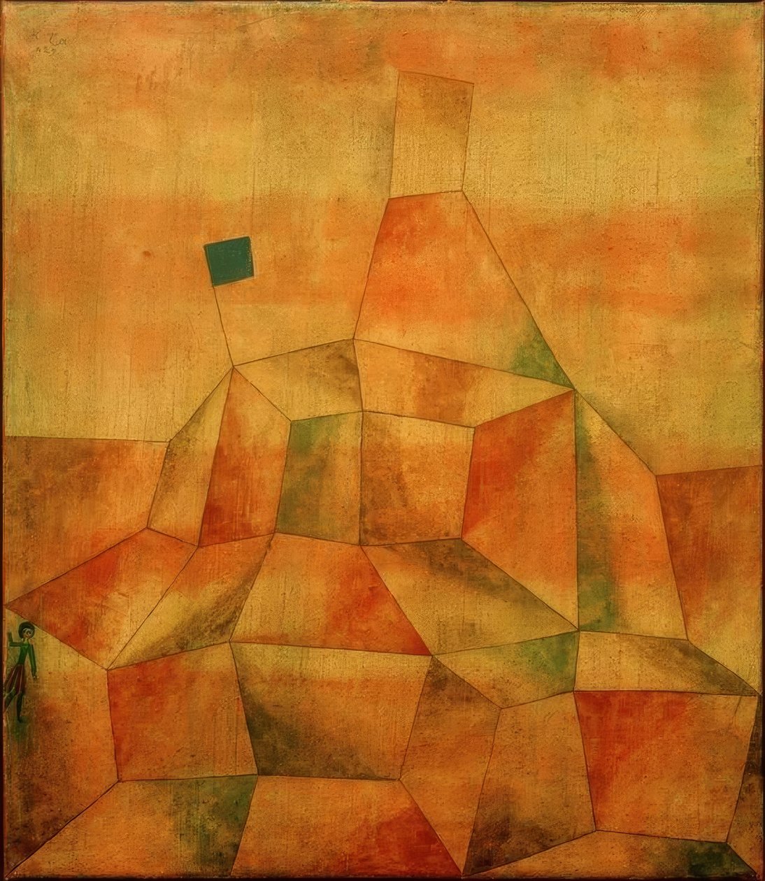 Burghügel av Paul Klee