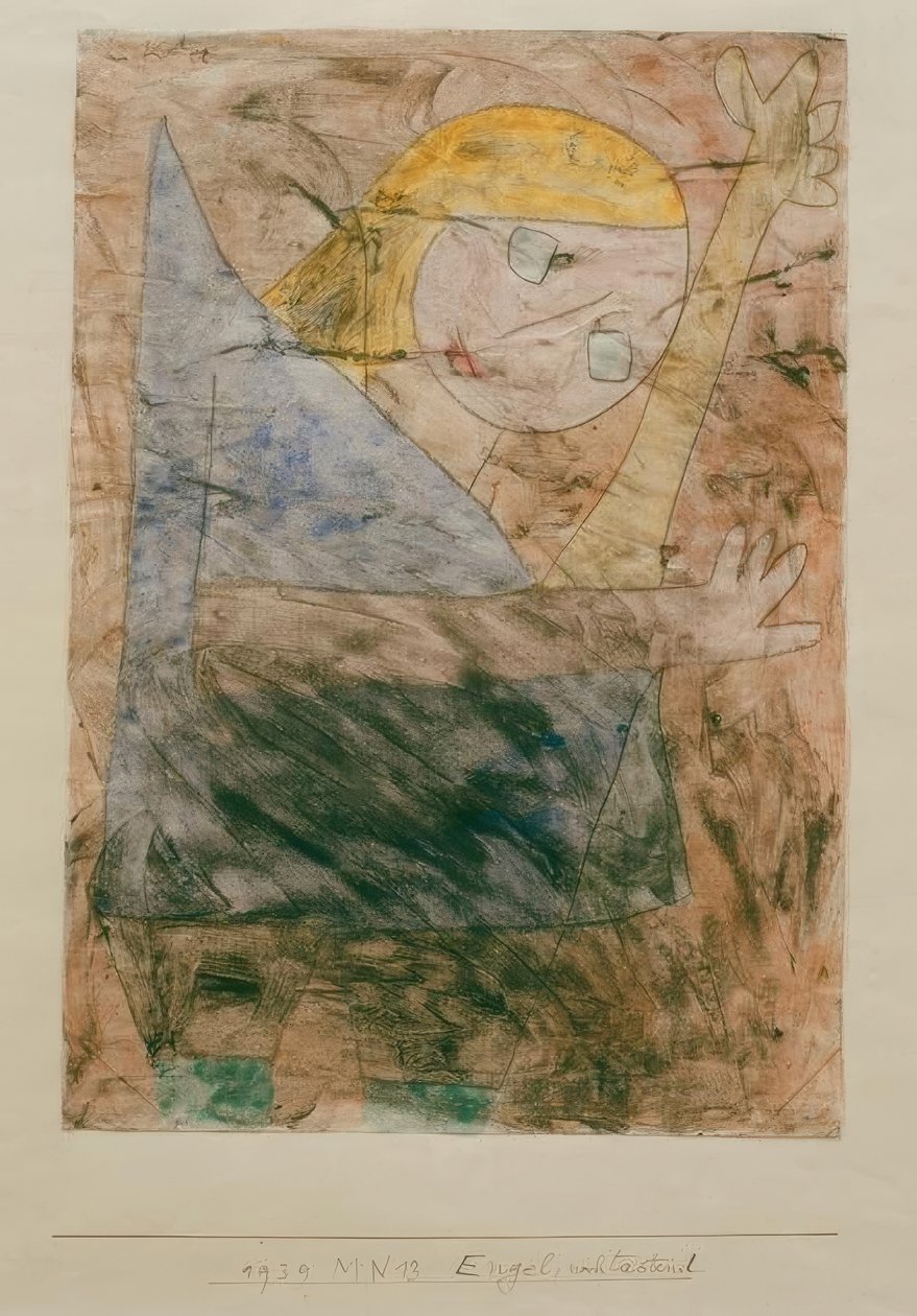 Ängel, fortfarande rörande av Paul Klee