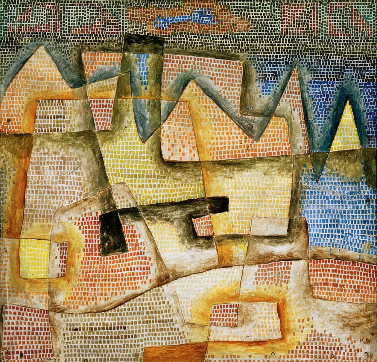 Klippiga kusten av Paul Klee