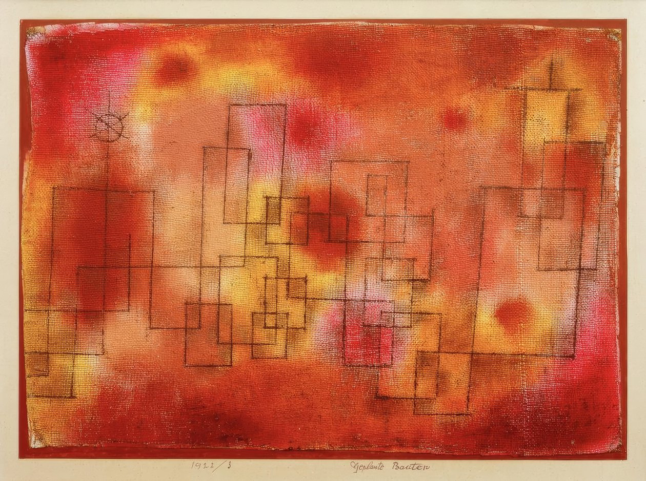 Planerade byggnader av Paul Klee