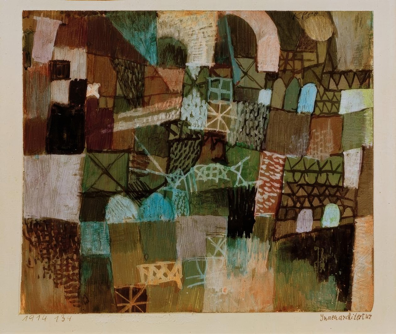 Inredningsdesign av Paul Klee