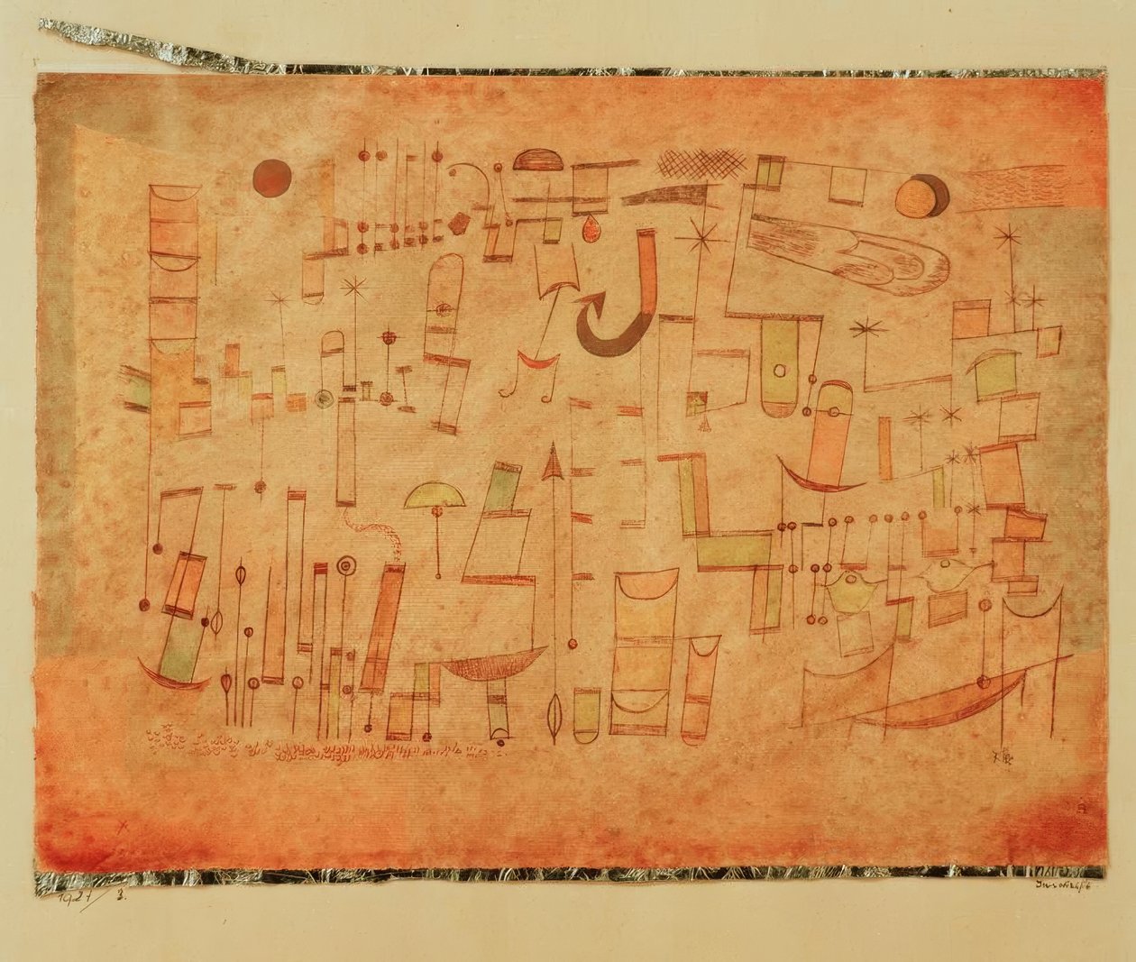 inskrift av Paul Klee