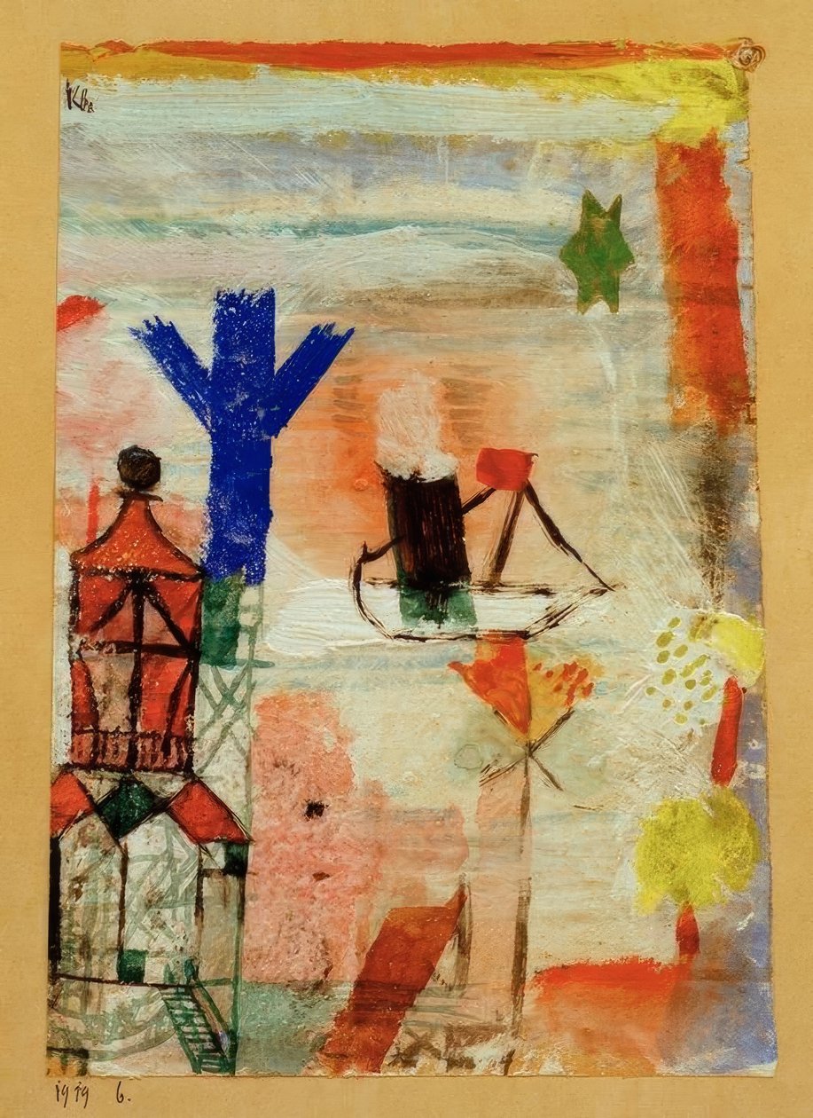 Liten ångare av Paul Klee