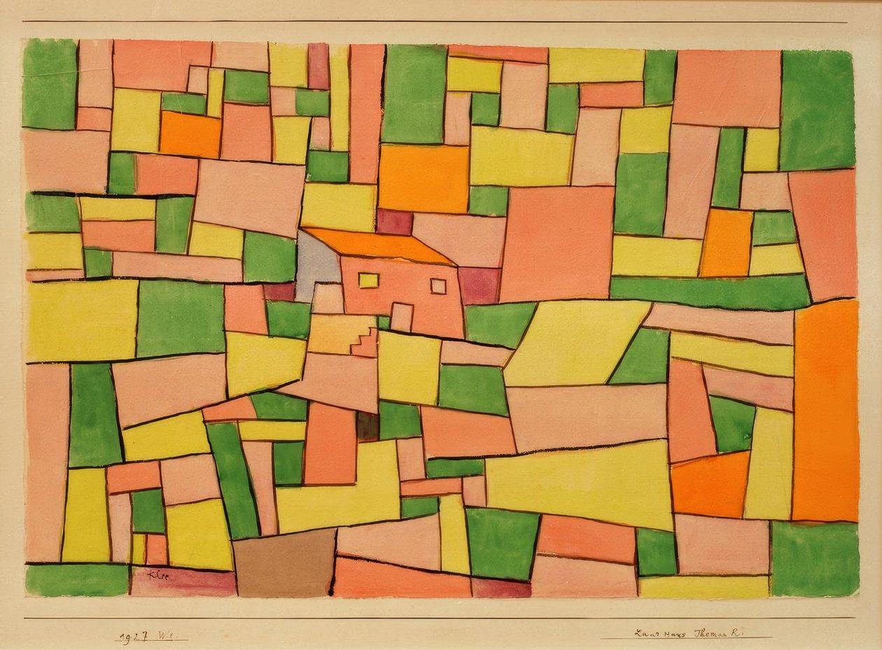Landhaus Thomas R. av Paul Klee
