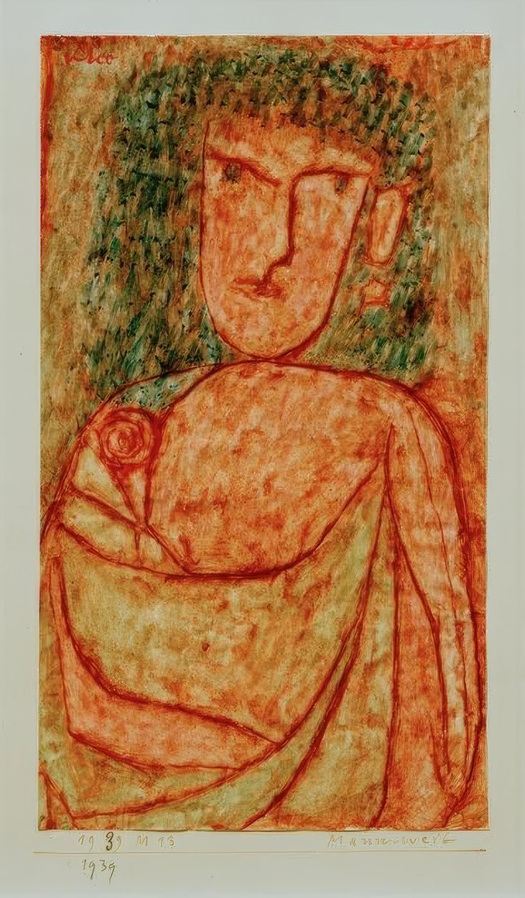 Mannweib (från en förlorad antik roman) av Paul Klee