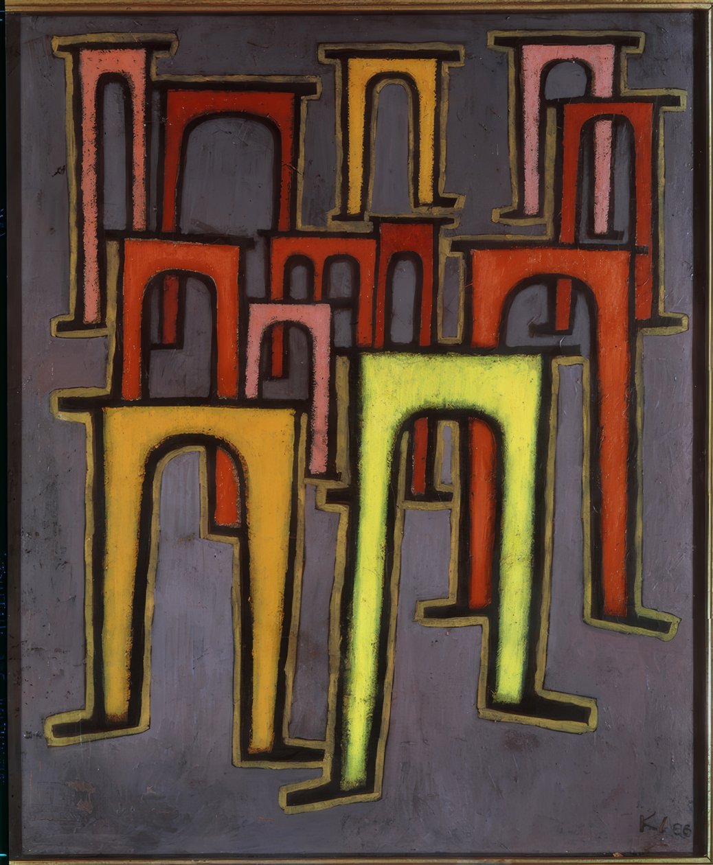 Revolution des Viaduct av Paul Klee