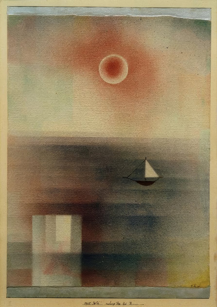 Lugna hav vid Z ... av Paul Klee