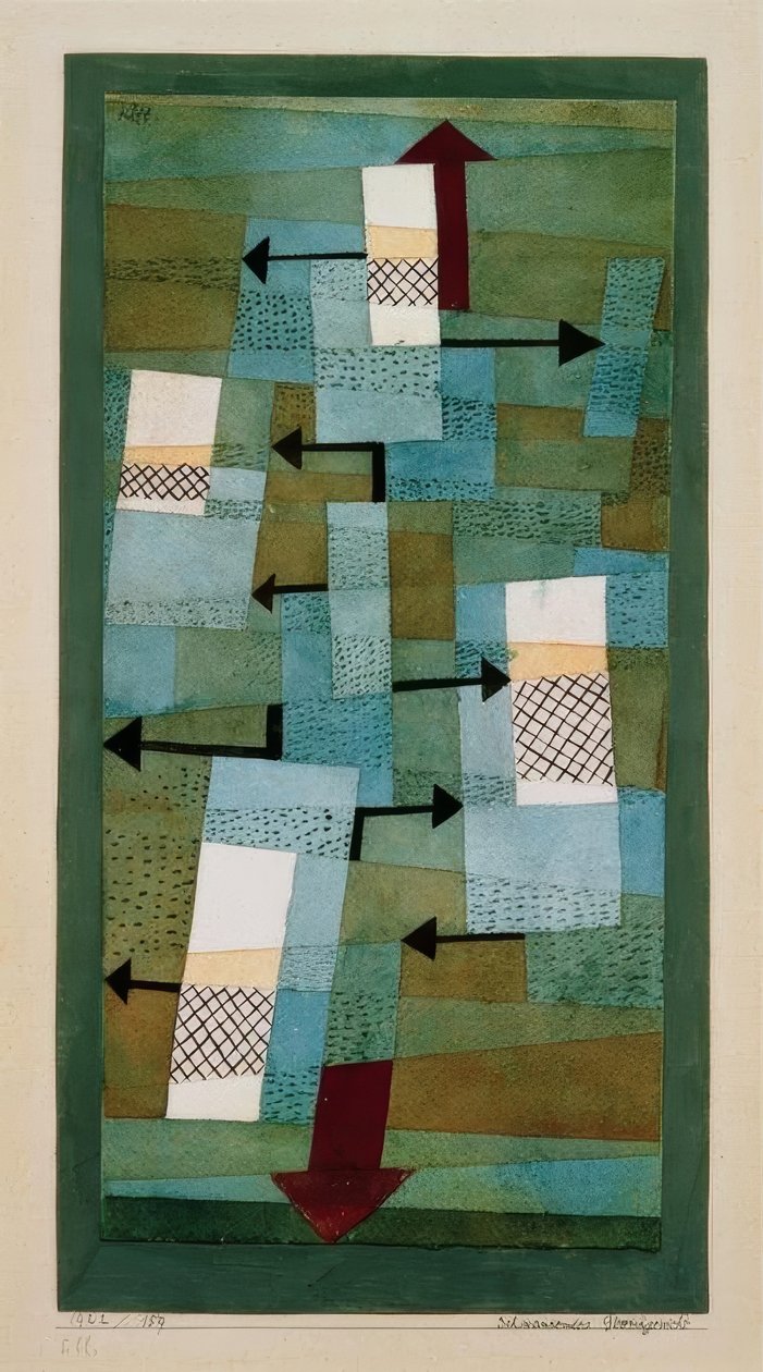 Ostadig balans av Paul Klee