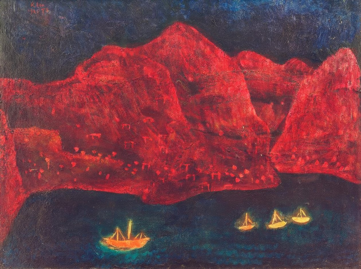 Södra kusten på kvällen av Paul Klee
