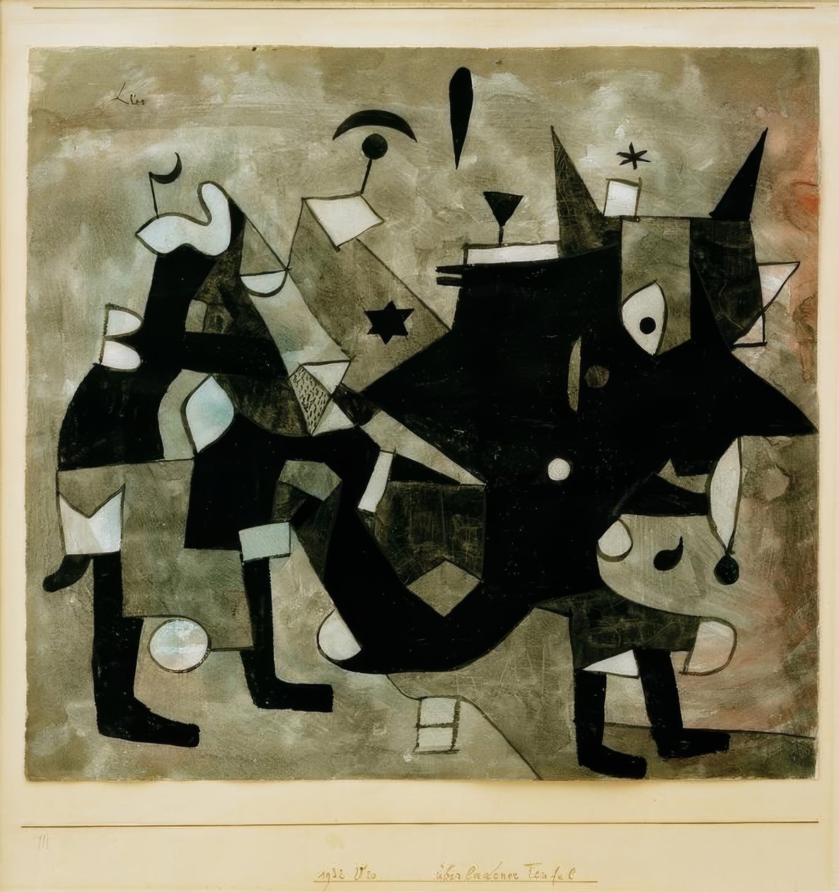 Överbelastad djävulen av Paul Klee
