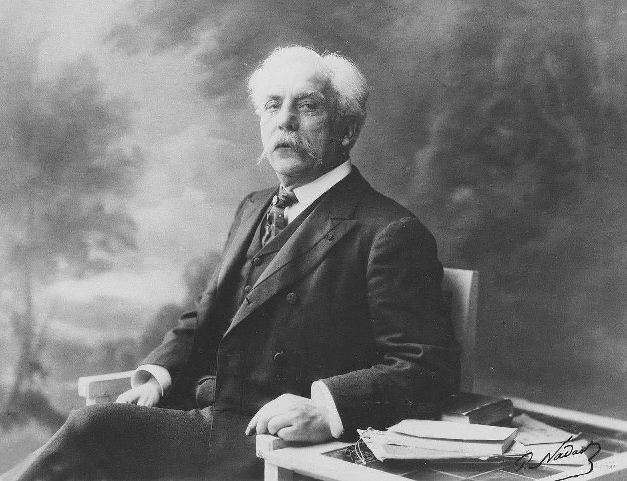 Porträtt av Gabriel Fauré av Paul Nadar