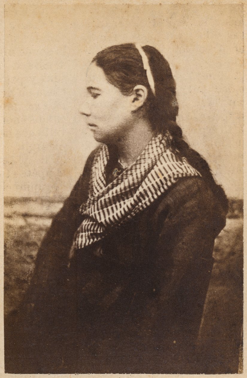 Hysterisk epilepsi, första tecken på anfall, illustration från "Iconographie Photographique de La Salpetriere" av Bourneville et P. Regnard, platta XIV, Paris, 1876 (albumenprint) av Paul Regnard
