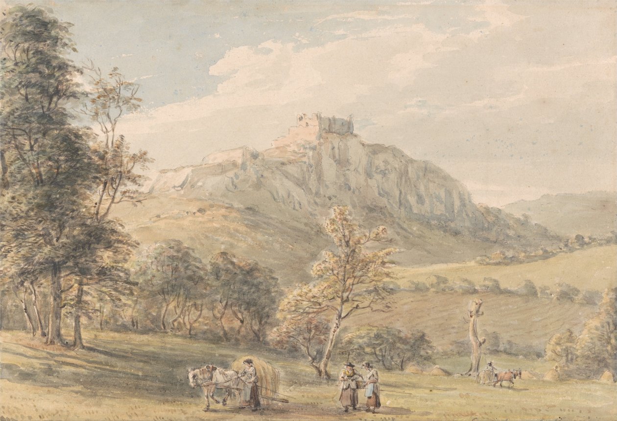 Carreg Cennan Castle av Paul Sandby