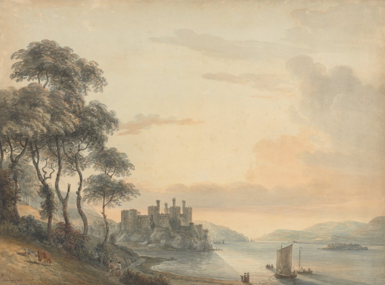 Conway Castle av Paul Sandby