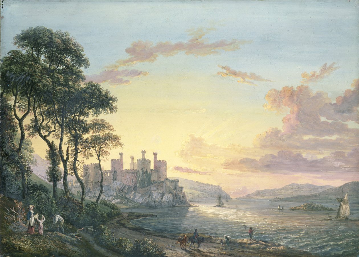 Conwy Castle av Paul Sandby