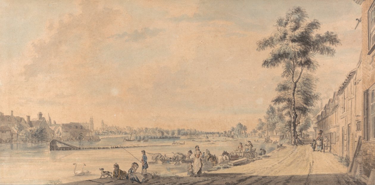 Eton College from the South av Paul Sandby
