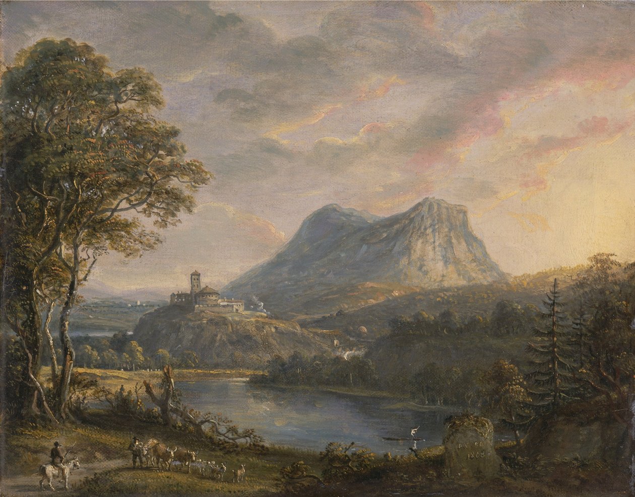 Landscape with a Lake av Paul Sandby