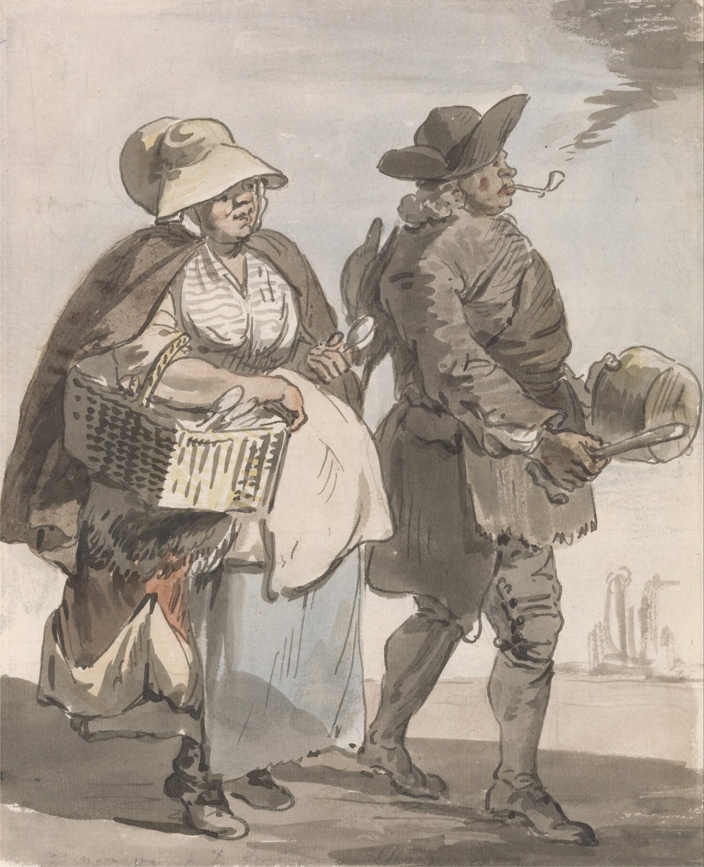 London Cries- Do You Want any Spoons... av Paul Sandby