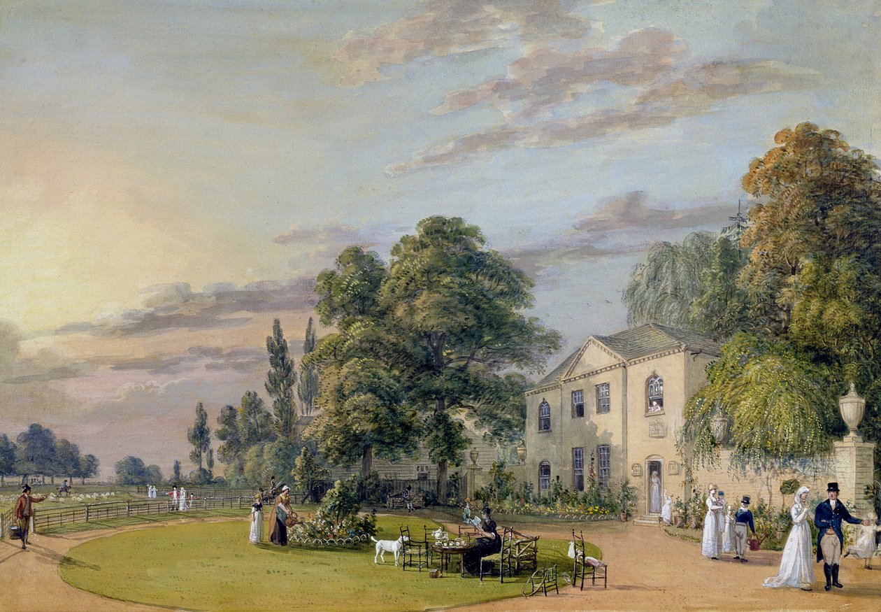 Te på Englefield Green av Paul Sandby