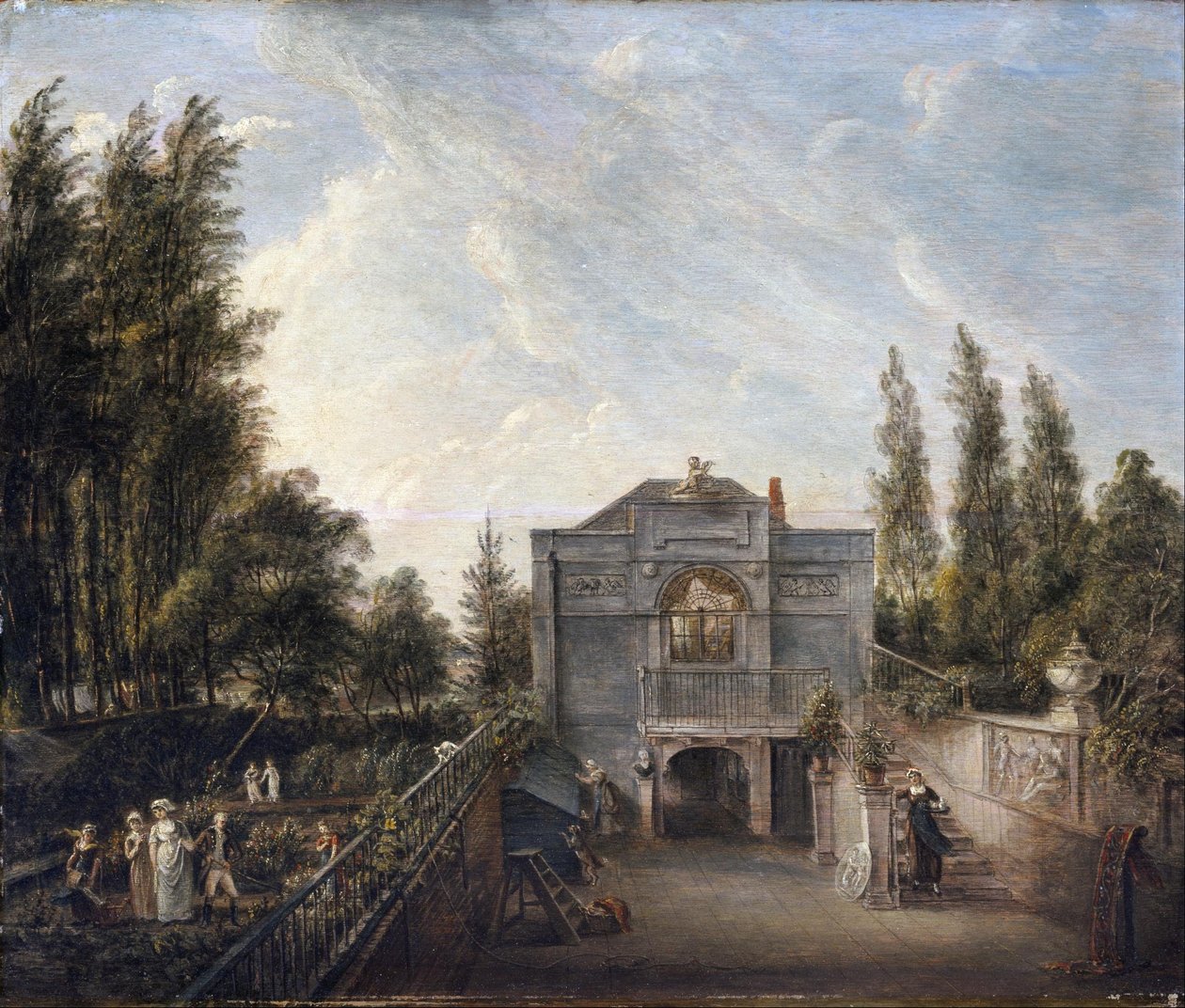 The Artists Studio, Bayswater av Paul Sandby