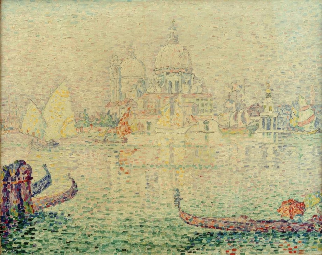 Canal de la Giudecca, morgon (Venedig) av Paul Signac