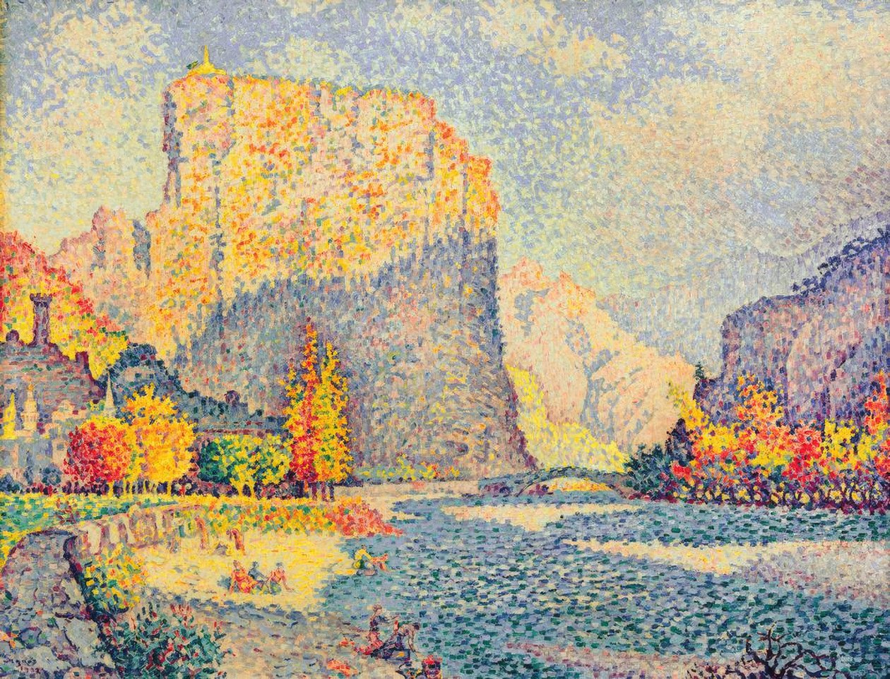 Castellane av Paul Signac