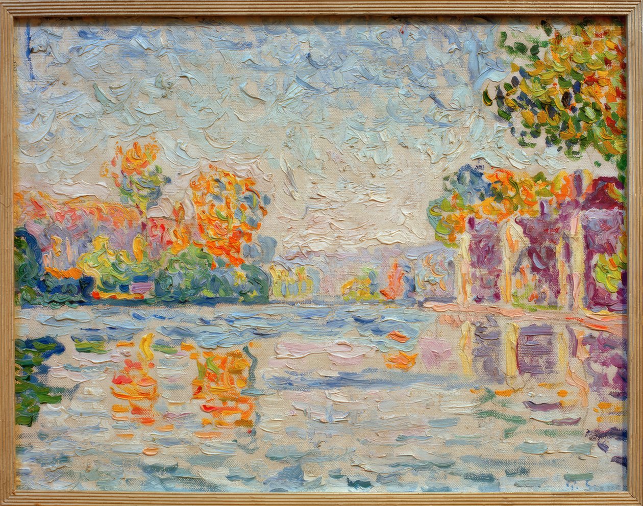 Seine vid Samois av Paul Signac