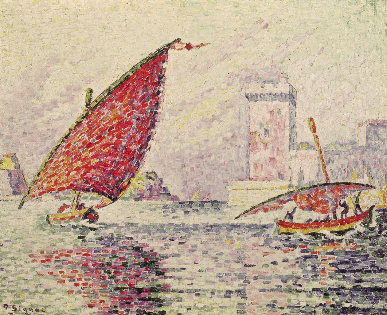 Fort Saint-Jean, Marseille, 1907 av Paul Signac