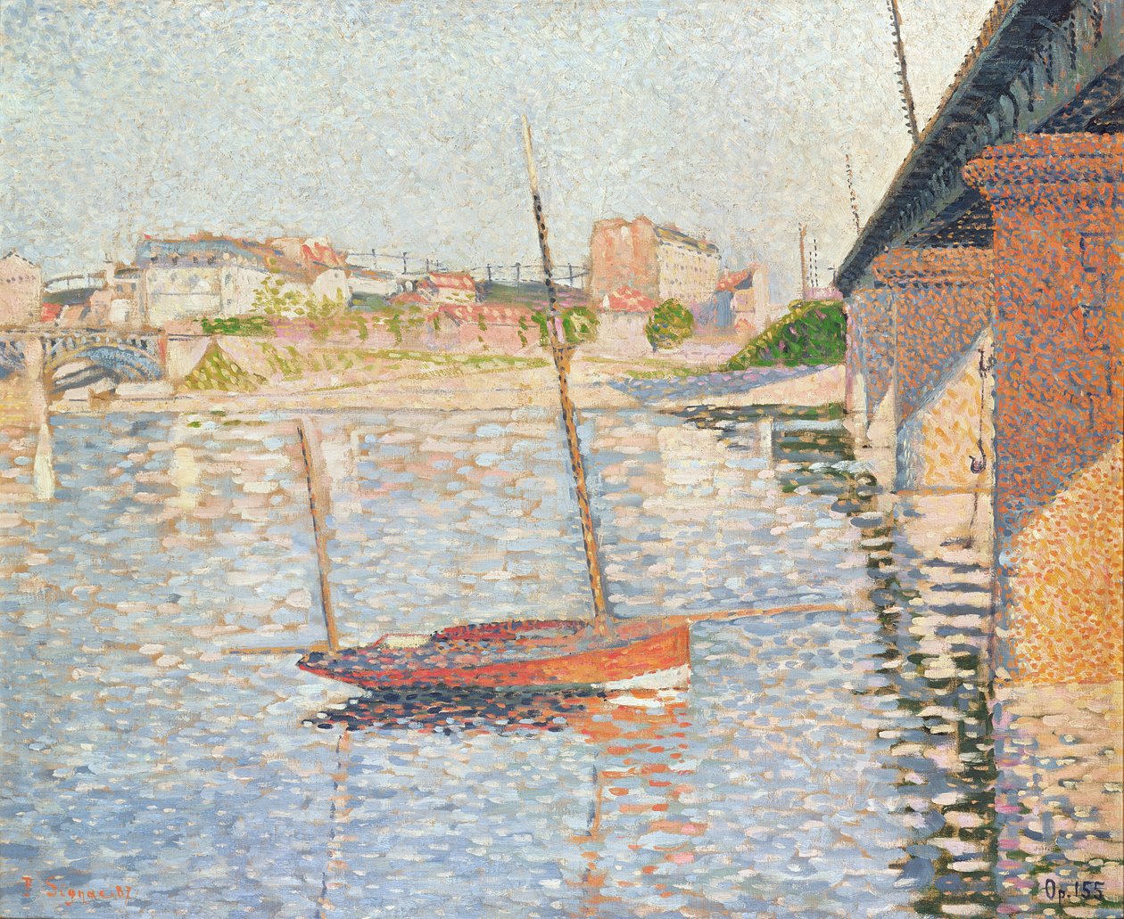 The Clipper, Asnieres, 1887 av Paul Signac