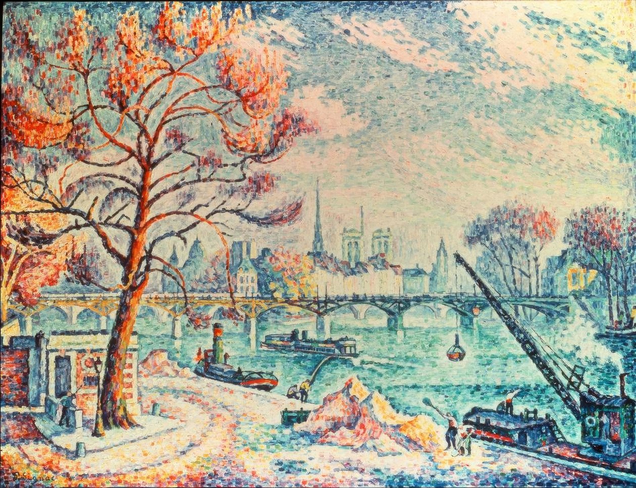 Paris, Pont des Arts av Paul Signac