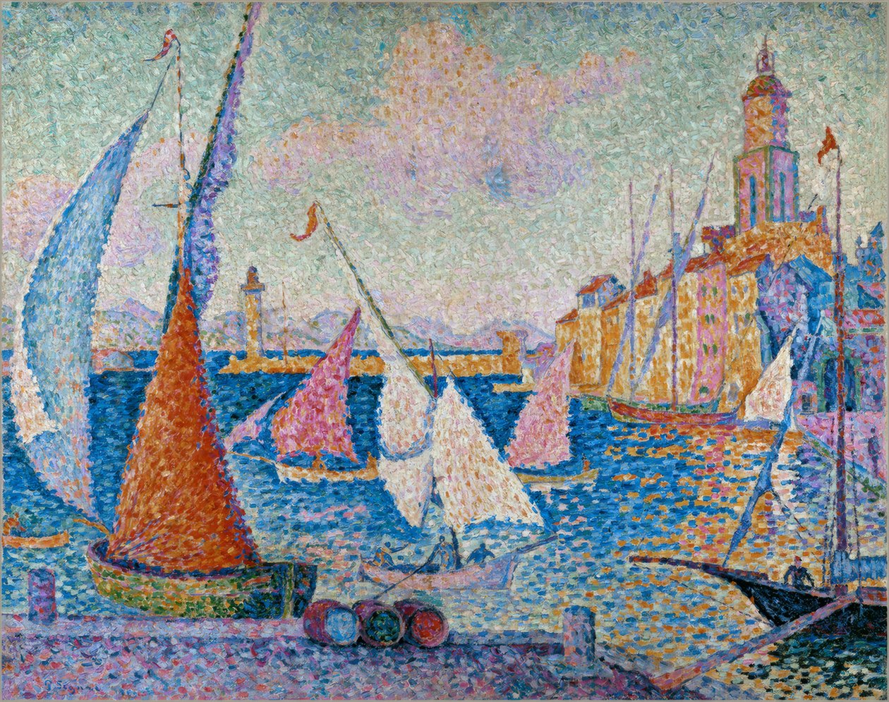Saint-Tropez, kajen av Paul Signac