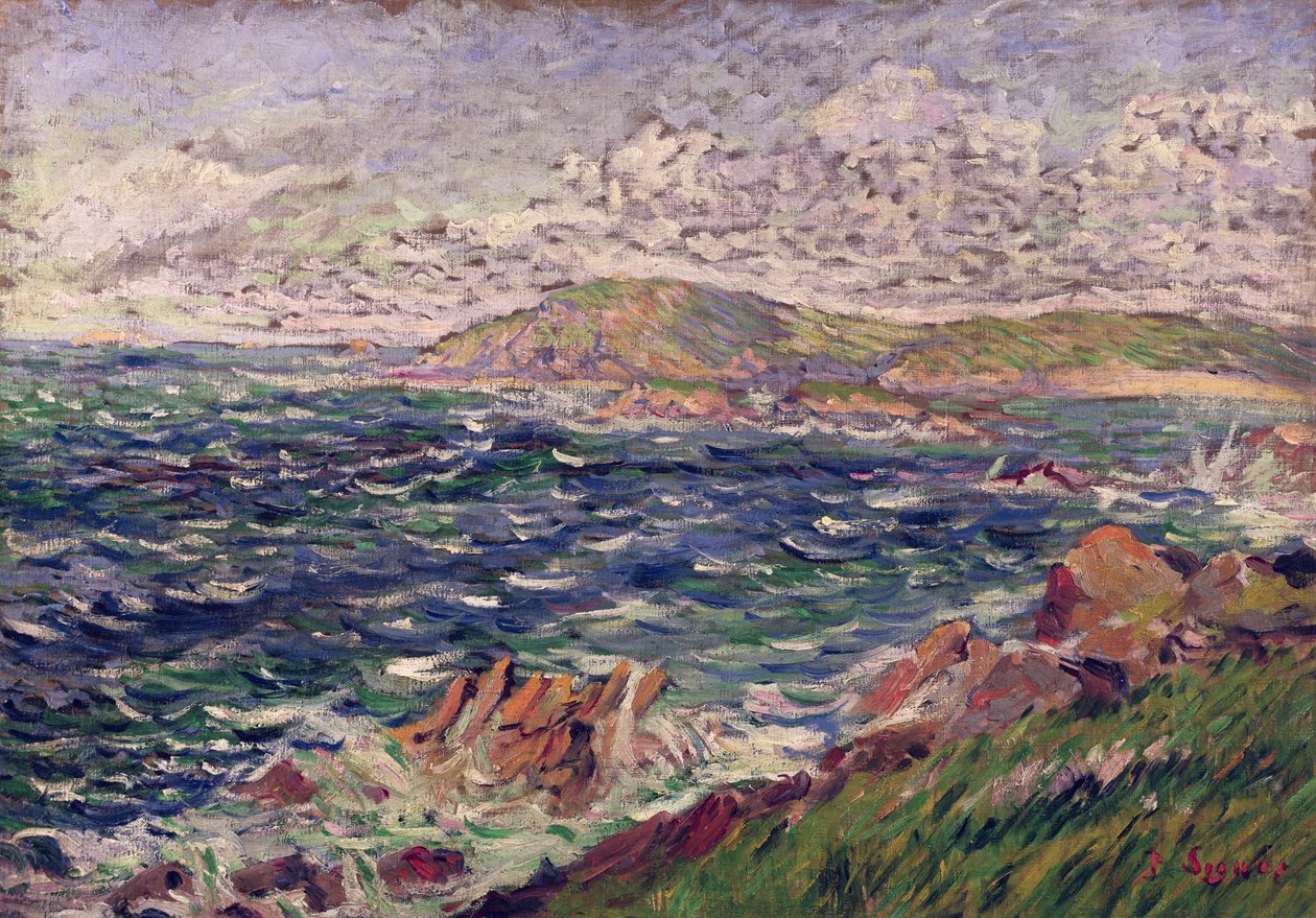 St. Briac, 1885 av Paul Signac