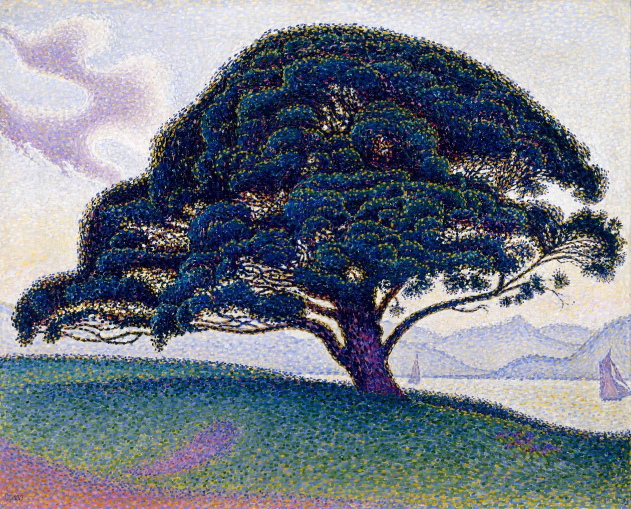 The Bonaventure Pine, 1893 av Paul Signac