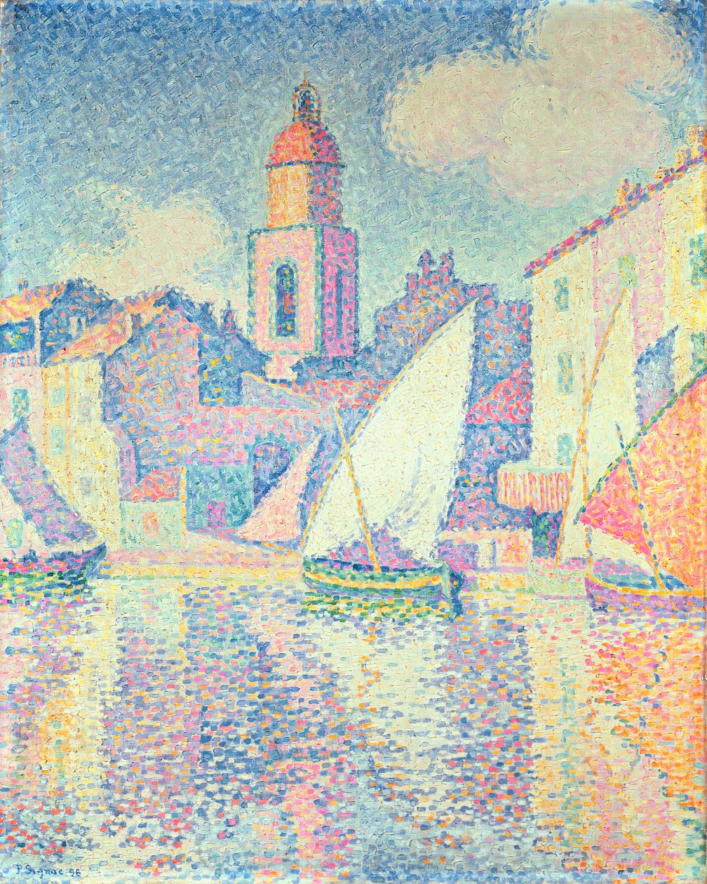 Klocktornet i St. Tropez, 1896 av Paul Signac
